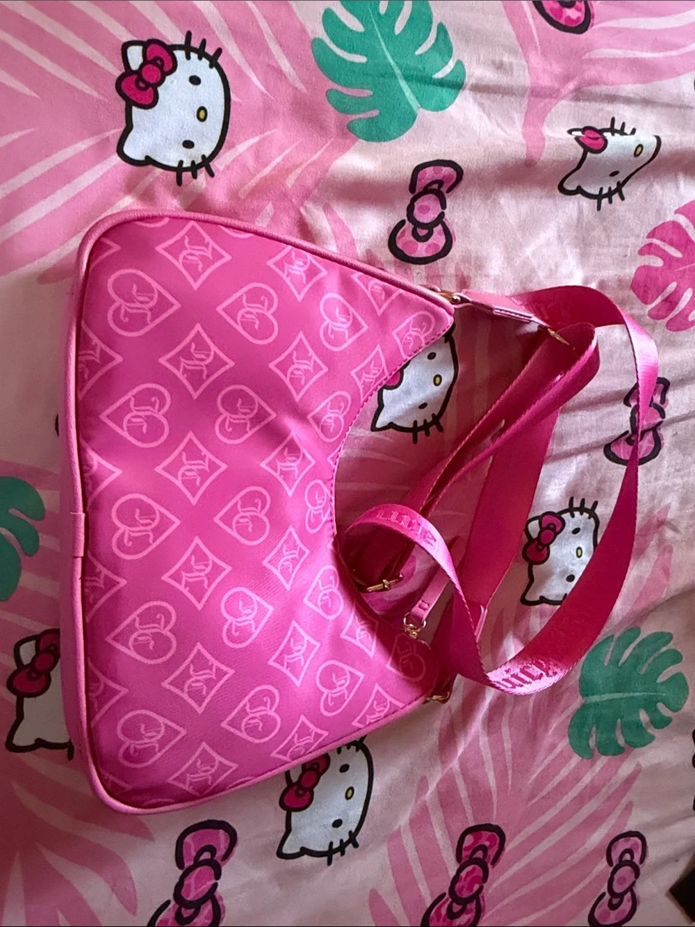 Juicy Couture Hot Pink Logo Crossbody Bag for Kids